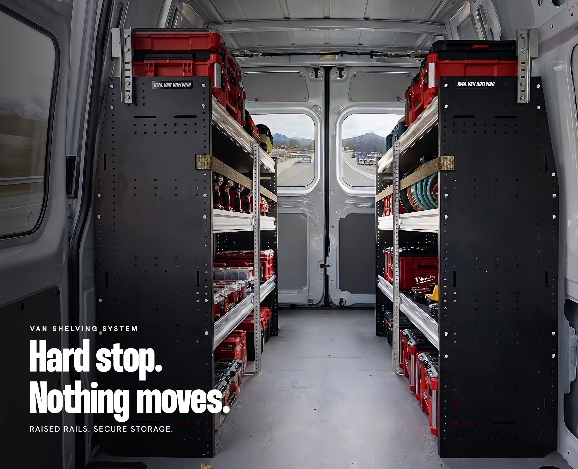 RYFA STOWMASTER 3-TRAY CARGO VAN SHELVING